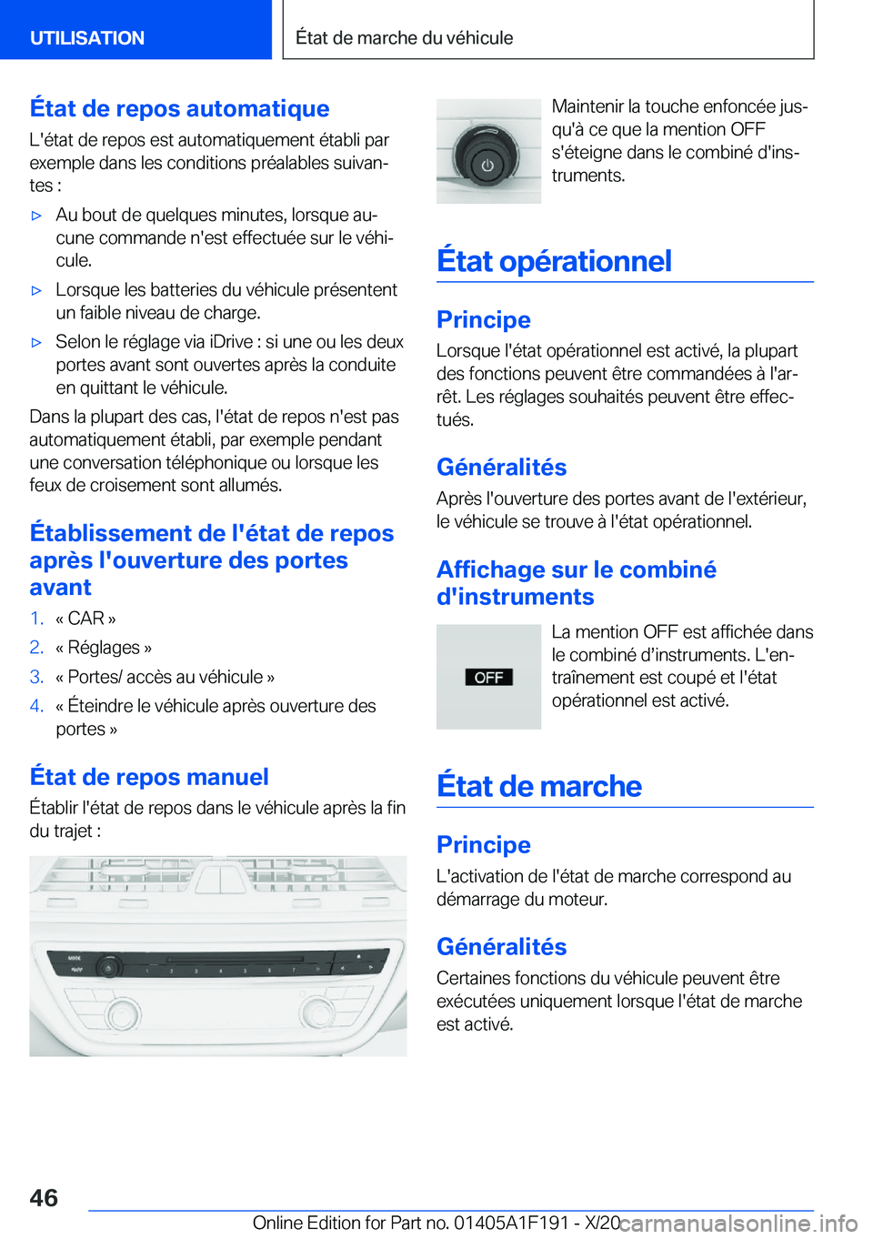 BMW M5 2021  Notices Demploi (in French) �