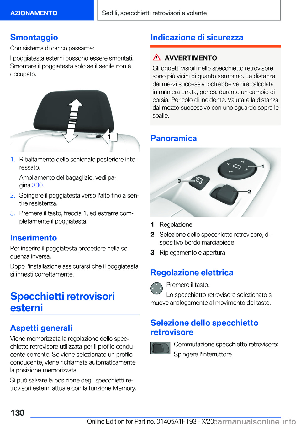 BMW M5 2021  Libretti Di Uso E manutenzione (in Italian) �S�m�o�n�t�a�g�g�i�o�C�o�n��s�i�s�t�e�m�a��d�i��c�a�r�i�c�o��p�a�s�s�a�n�t�e�:
�I��p�o�g�g�i�a�t�e�s�t�a��e�s�t�e�r�n�i��p�o�s�s�o�n�o��e�s�s�e�r�e��s�m�o�n�t�a�t�i�.
�S�m�o�n�t�a�r�e��i�l�