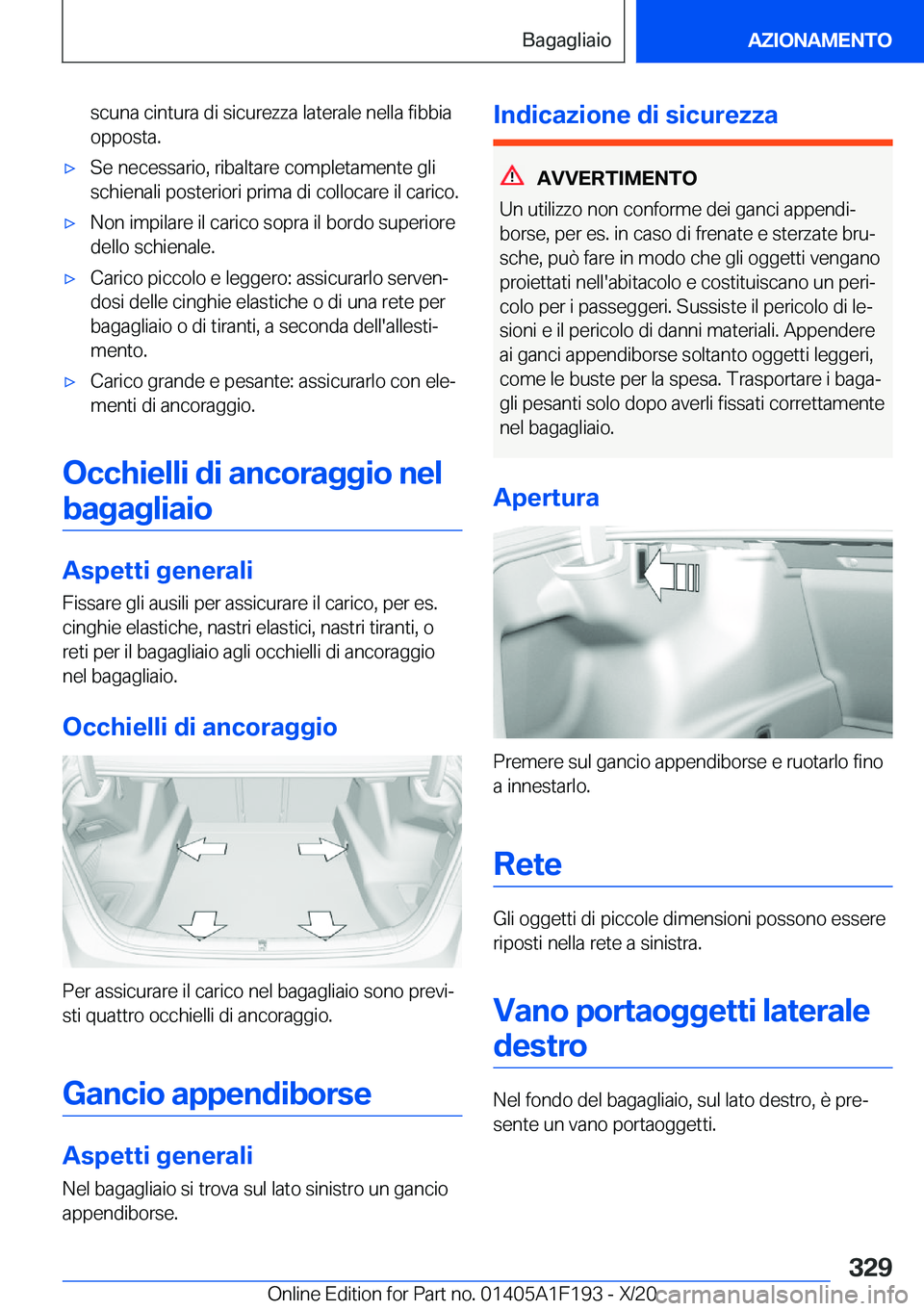 BMW M5 2021  Libretti Di Uso E manutenzione (in Italian) �s�c�u�n�a��c�i�n�t�u�r�a��d�i��s�i�c�u�r�e�z�z�a��l�a�t�e�r�a�l�e��n�e�l�l�a��f�i�b�b�i�a�o�p�p�o�s�t�a�.'x�S�e��n�e�c�e�s�s�a�r�i�o�,��r�i�b�a�l�t�a�r�e��c�o�m�p�l�e�t�a�m�e�n�t�e��g�l