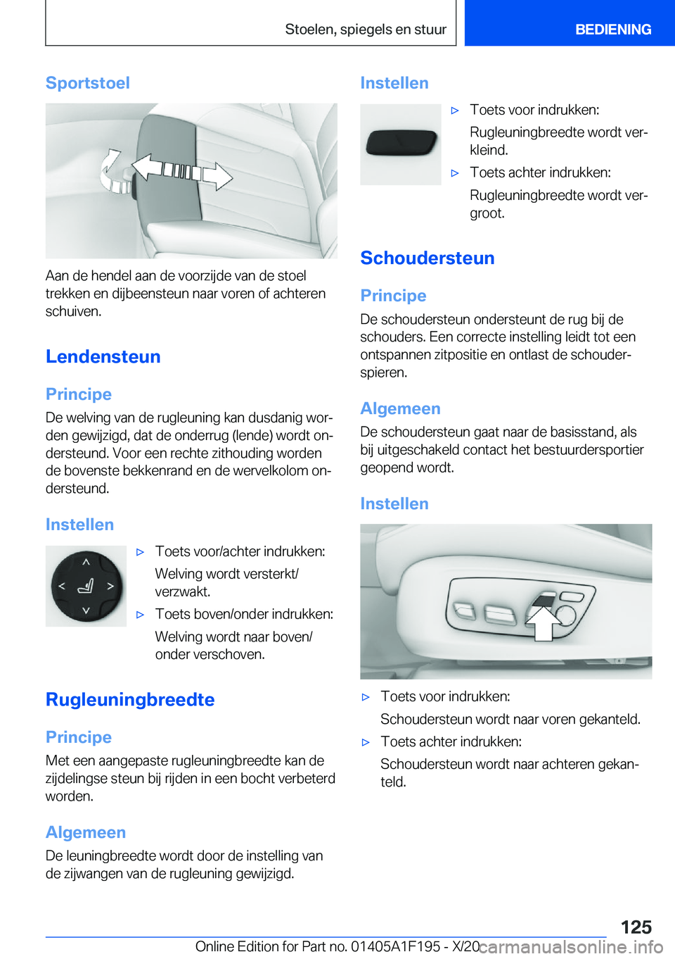 BMW M5 2021  Instructieboekjes (in Dutch) �S�p�o�r�t�s�t�o�e�l
�A�a�n��d�e��h�e�n�d�e�l��a�a�n��d�e��v�o�o�r�z�i�j�d�e��v�a�n��d�e��s�t�o�e�l�t�r�e�k�k�e�n��e�n��d�i�j�b�e�e�n�s�t�e�u�n��n�a�a�r��v�o�r�e�n��o�f��a�c�h�t�e�r�e�n�