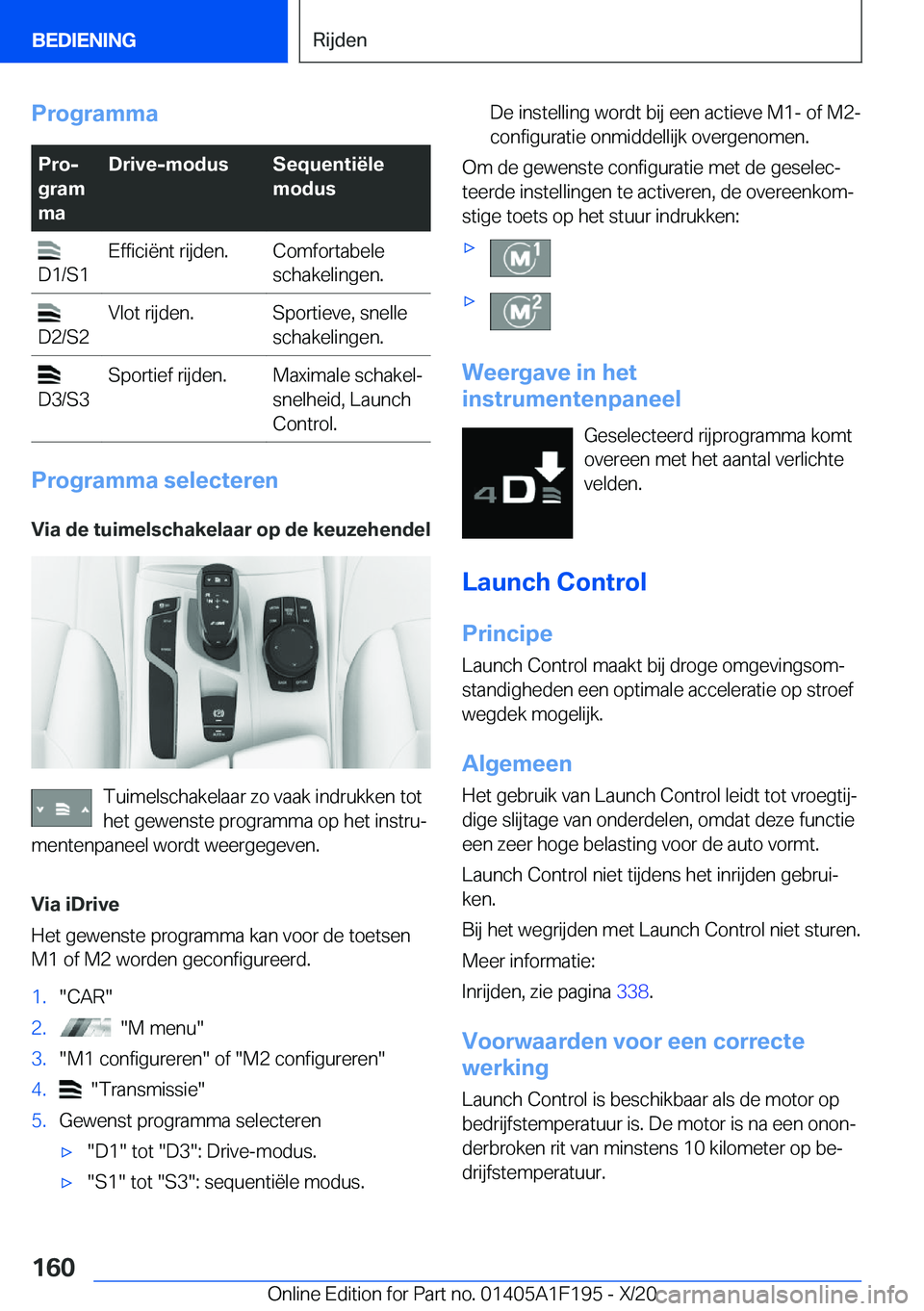 BMW M5 2021  Instructieboekjes (in Dutch) �P�r�o�g�r�a�m�m�a�P�r�oj
�g�r�a�m
�m�a�D�r�i�v�e�-�m�o�d�u�s�S�e�q�u�e�n�t�i�