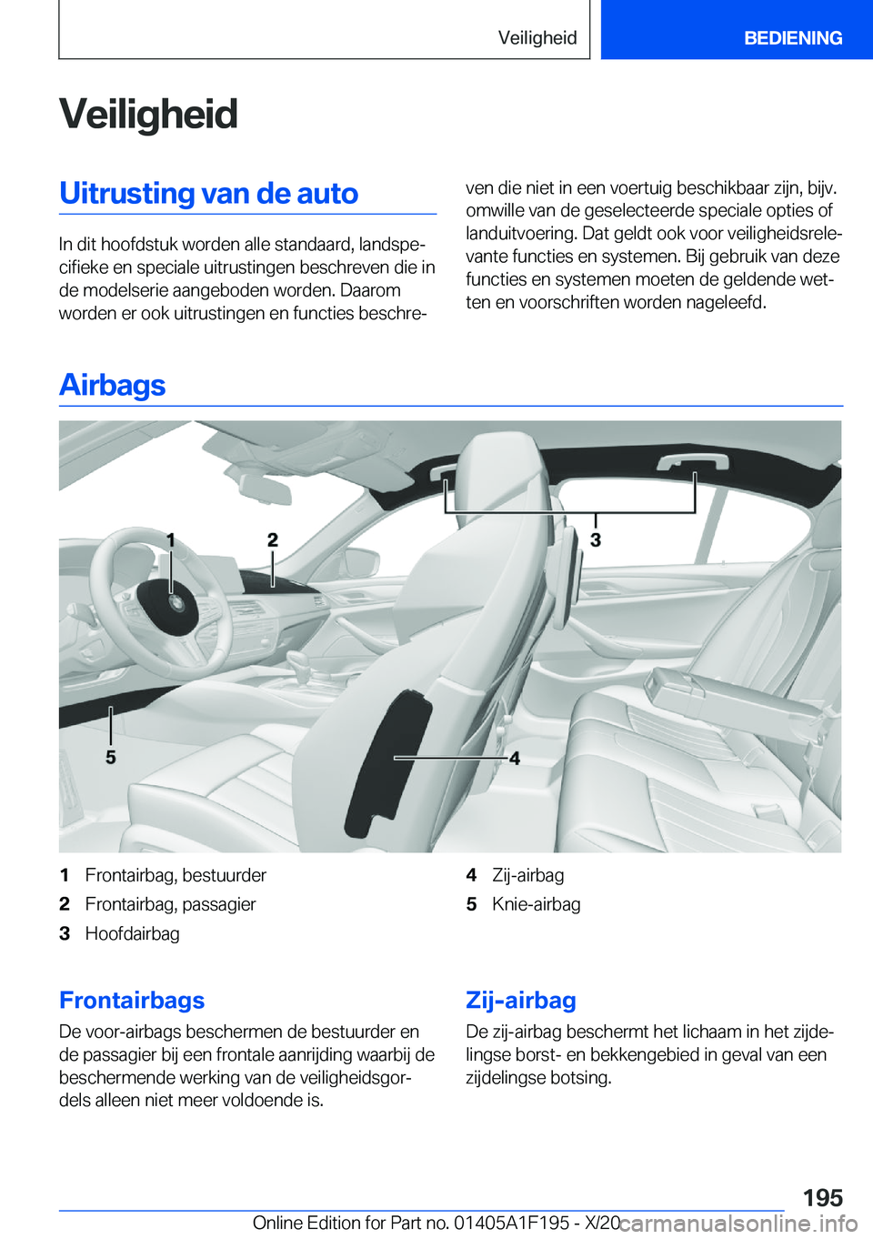 BMW M5 2021  Instructieboekjes (in Dutch) �V�e�i�l�i�g�h�e�i�d�U�i�t�r�u�s�t�i�n�g��v�a�n��d�e��a�u�t�o
�I�n��d�i�t��h�o�o�f�d�s�t�u�k��w�o�r�d�e�n��a�l�l�e��s�t�a�n�d�a�a�r�d�,��l�a�n�d�s�p�ej�c�i�f�i�e�k�e��e�n��s�p�e�c�i�a�l�e�