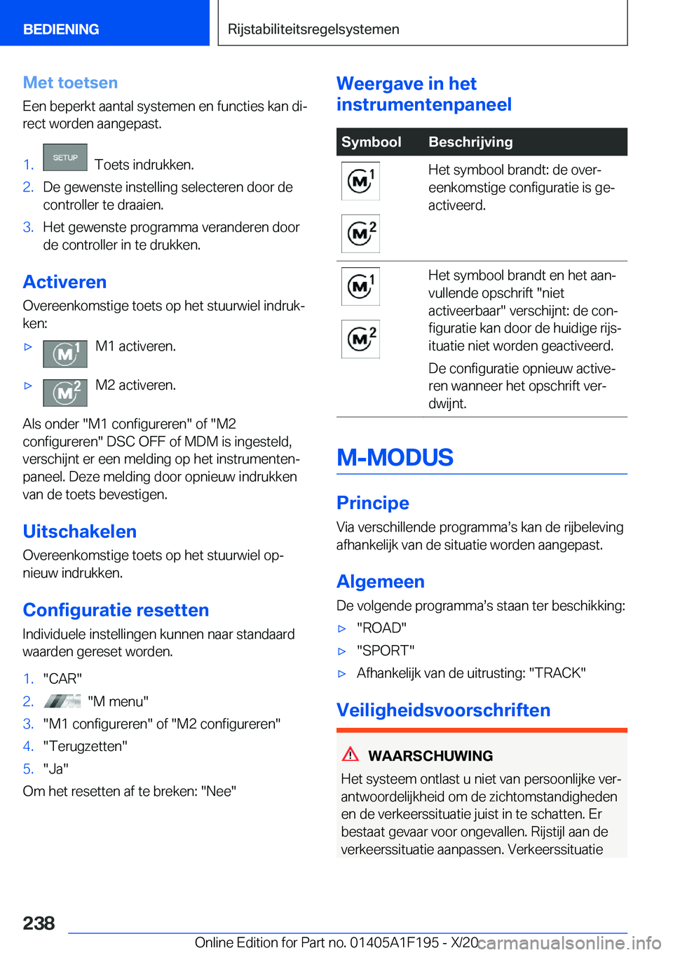 BMW M5 2021  Instructieboekjes (in Dutch) �M�e�t��t�o�e�t�s�e�n
�E�e�n��b�e�p�e�r�k�t��a�a�n�t�a�l��s�y�s�t�e�m�e�n��e�n��f�u�n�c�t�i�e�s��k�a�n��d�ij �r�e�c�t��w�o�r�d�e�n��a�a�n�g�e�p�a�s�t�.�1�.���T�o�e�t�s��i�n�d�r�u�k�k�e�n