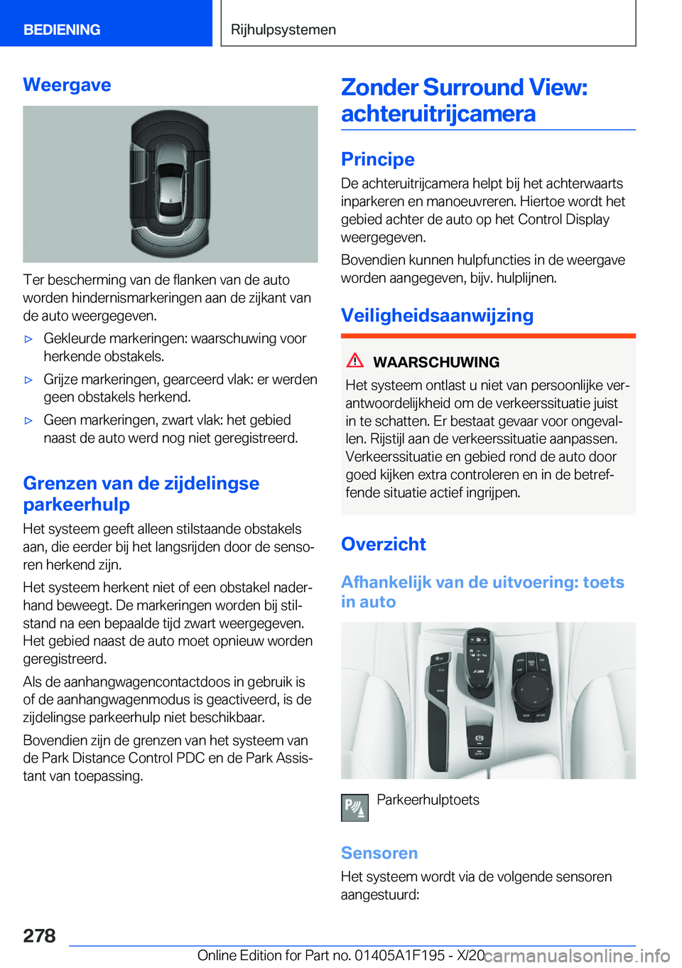 BMW M5 2021  Instructieboekjes (in Dutch) �W�e�e�r�g�a�v�e
�T�e�r��b�e�s�c�h�e�r�m�i�n�g��v�a�n��d�e��f�l�a�n�k�e�n��v�a�n��d�e��a�u�t�o�w�o�r�d�e�n��h�i�n�d�e�r�n�i�s�m�a�r�k�e�r�i�n�g�e�n��a�a�n��d�e��z�i�j�k�a�n�t��v�a�n
�d�e�