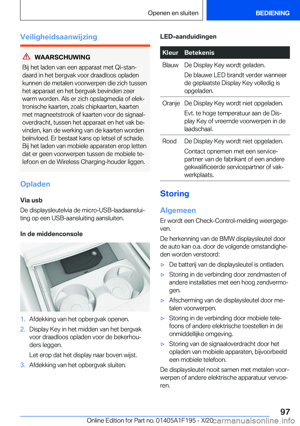 BMW M5 2021  Instructieboekjes (in Dutch) �V�e�i�l�i�g�h�e�i�d�s�a�a�n�w�i�j�z�i�n�g
�W�A�A�R�S�C�H�U�W�I�N�G
�B�i�j��h�e�t��l�a�d�e�n��v�a�n��e�e�n��a�p�p�a�r�a�a�t��m�e�t��Q�i�-�s�t�a�nj
�d�a�a�r�d��i�n��h�e�t��b�e�r�g�v�a�k��v�
