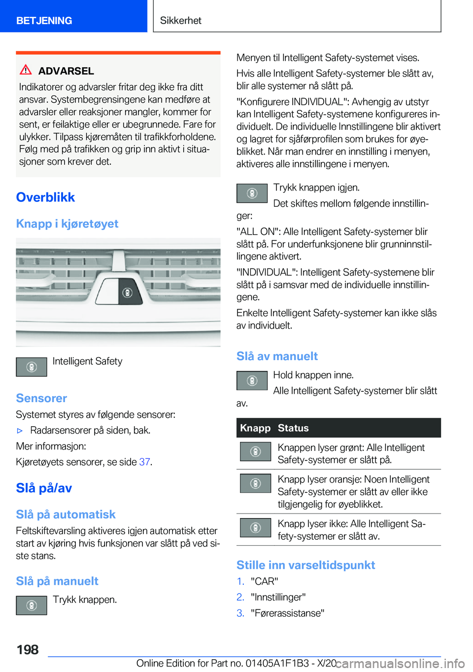 BMW M5 2021  InstruksjonsbØker (in Norwegian) �A�D�V�A�R�S�E�L
�I�n�d�i�k�a�t�o�r�e�r��o�g��a�d�v�a�r�s�l�e�r��f�r�i�t�a�r��d�e�g��i�k�k�e��f�r�a��d�i�t�t �a�n�s�v�a�r�.��S�y�s�t�e�m�b�e�g�r�e�n�s�i�n�g�e�n�e��k�a�n��m�e�d�f�
