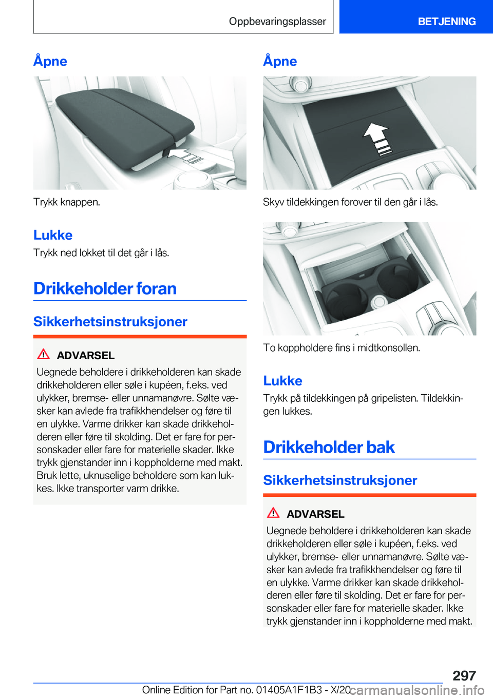 BMW M5 2021  InstruksjonsbØker (in Norwegian) �