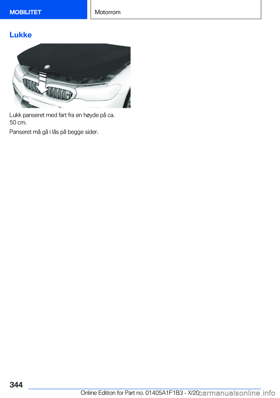 BMW M5 2021  InstruksjonsbØker (in Norwegian) �L�u�k�k�e
�L�u�k�k��p�a�n�s�e�r�e�t��m�e�d��f�a�r�t��f�r�a��e�n��h�