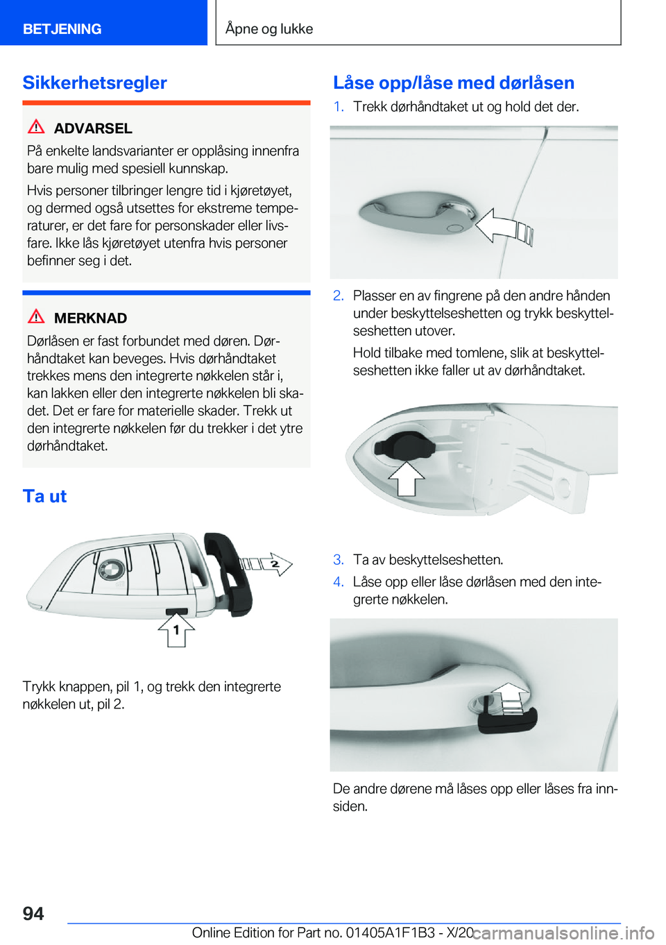 BMW M5 2021  InstruksjonsbØker (in Norwegian) �S�i�k�k�e�r�h�e�t�s�r�e�g�l�e�r
�A�D�V�A�R�S�E�L
�P�å��e�n�k�e�l�t�e��l�a�n�d�s�v�a�r�i�a�n�t�e�r��e�r��o�p�p�l�å�s�i�n�g��i�n�n�e�n�f�r�a
�b�a�r�e��m�u�l�i�g��m�e�d��s�p�e�s�i�e�l�l��k�u�