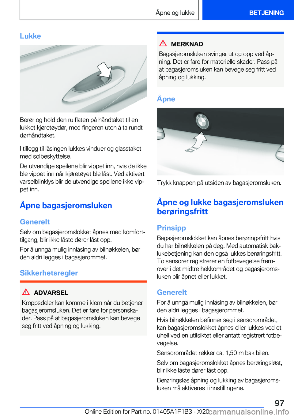 BMW M5 2021  InstruksjonsbØker (in Norwegian) �L�u�k�k�e
�B�e�r�