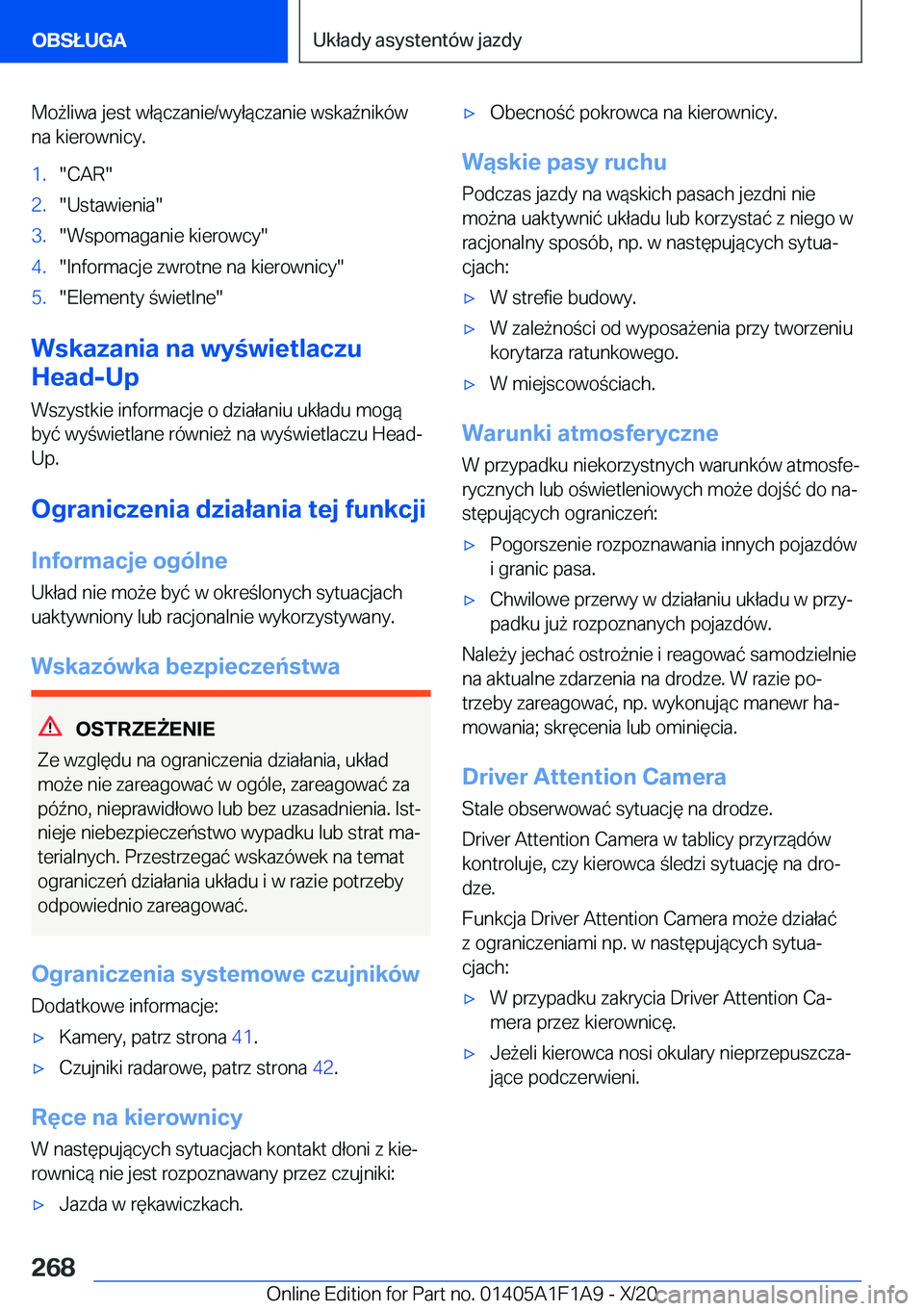 BMW M5 2021  Instrukcja obsługi (in Polish) �M�o9�l�i�w�a��j�e�s�t��w�ł�