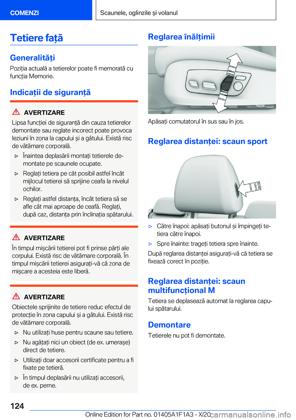BMW M5 2021  Ghiduri De Utilizare (in Romanian) �T�e�t�i�e�r�e��f�a�