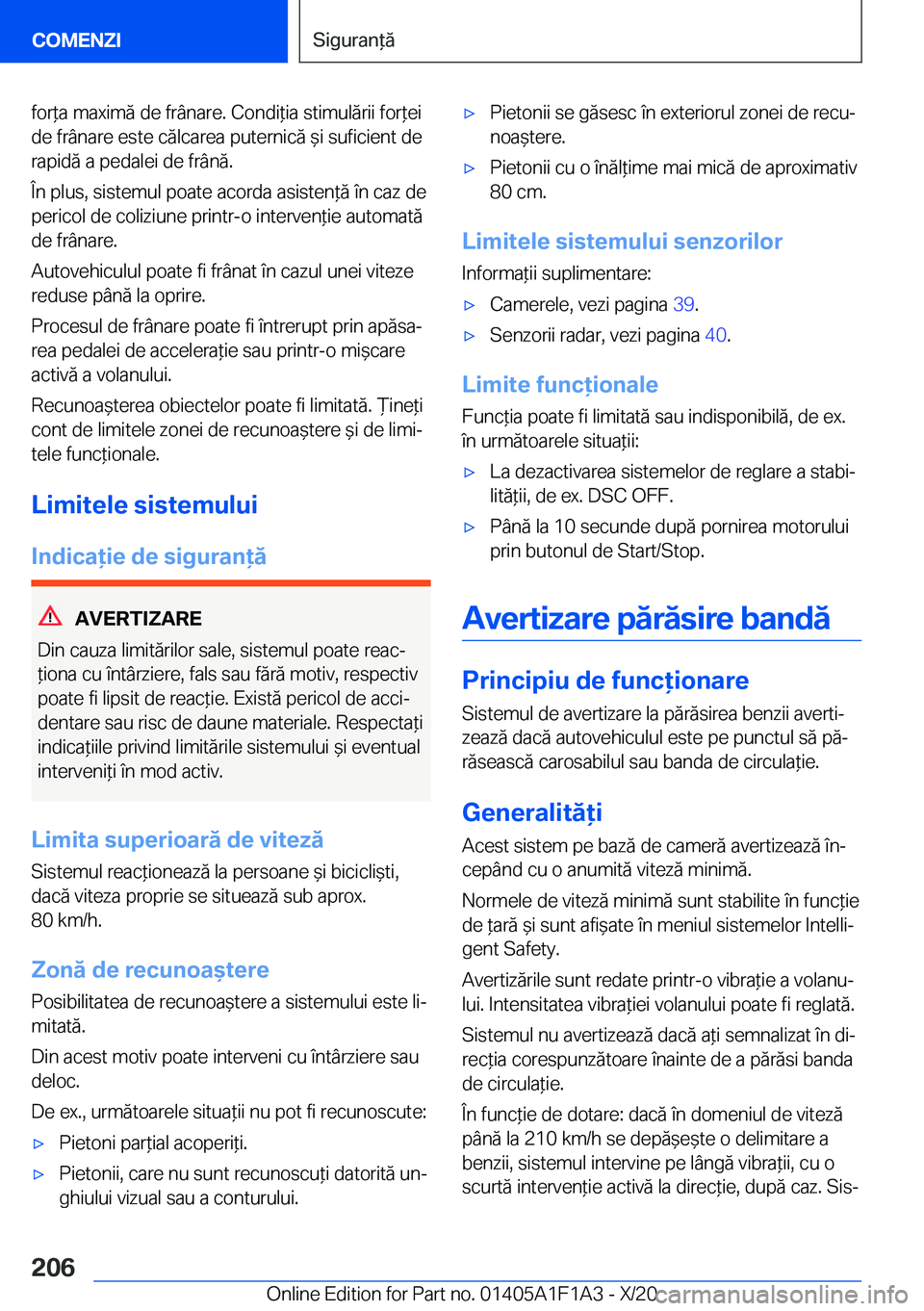 BMW M5 2021  Ghiduri De Utilizare (in Romanian) �f�o�r*�a��m�a�x�i�m�ă��d�e��f�r�