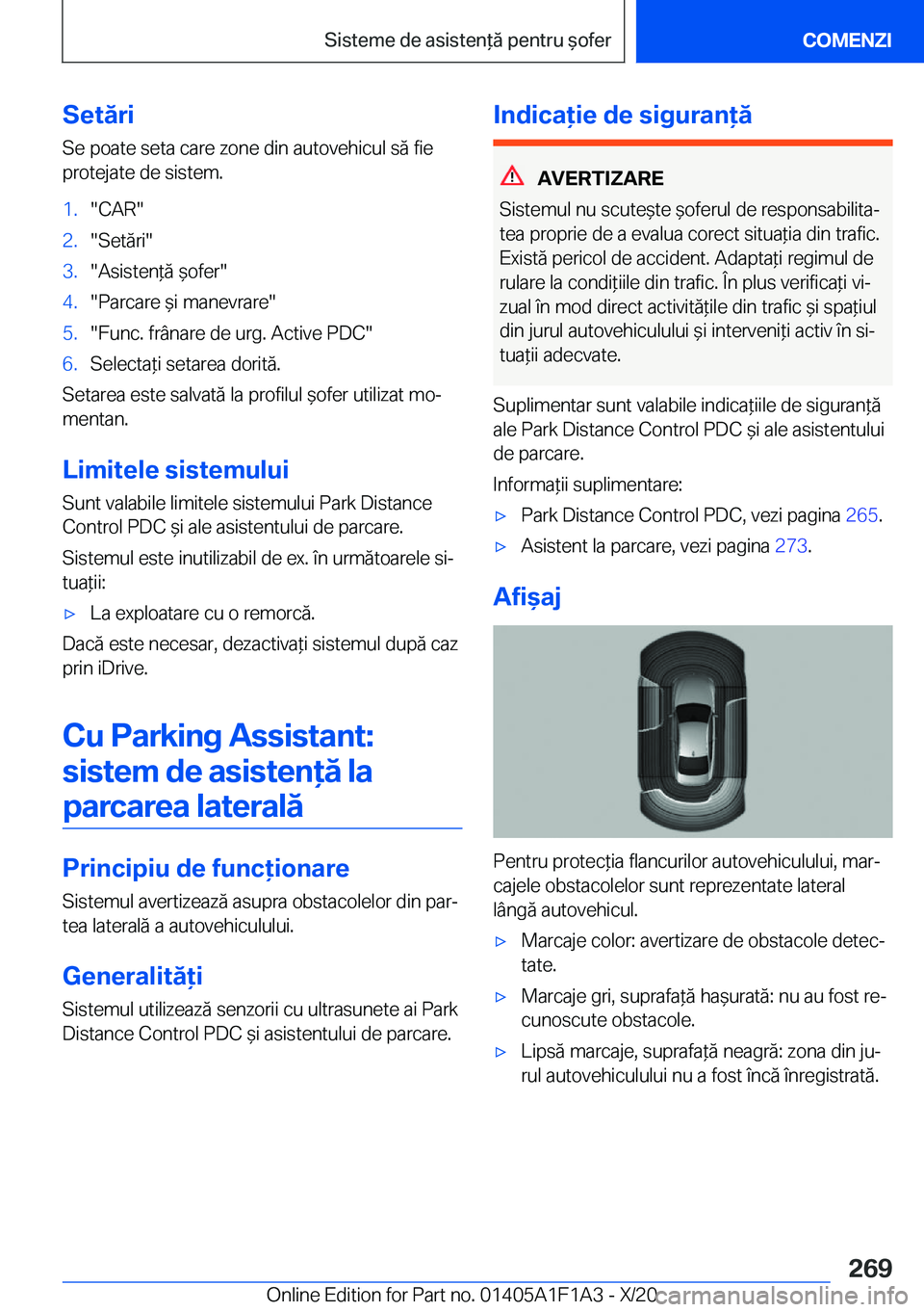 BMW M5 2021  Ghiduri De Utilizare (in Romanian) �S�e�t�
