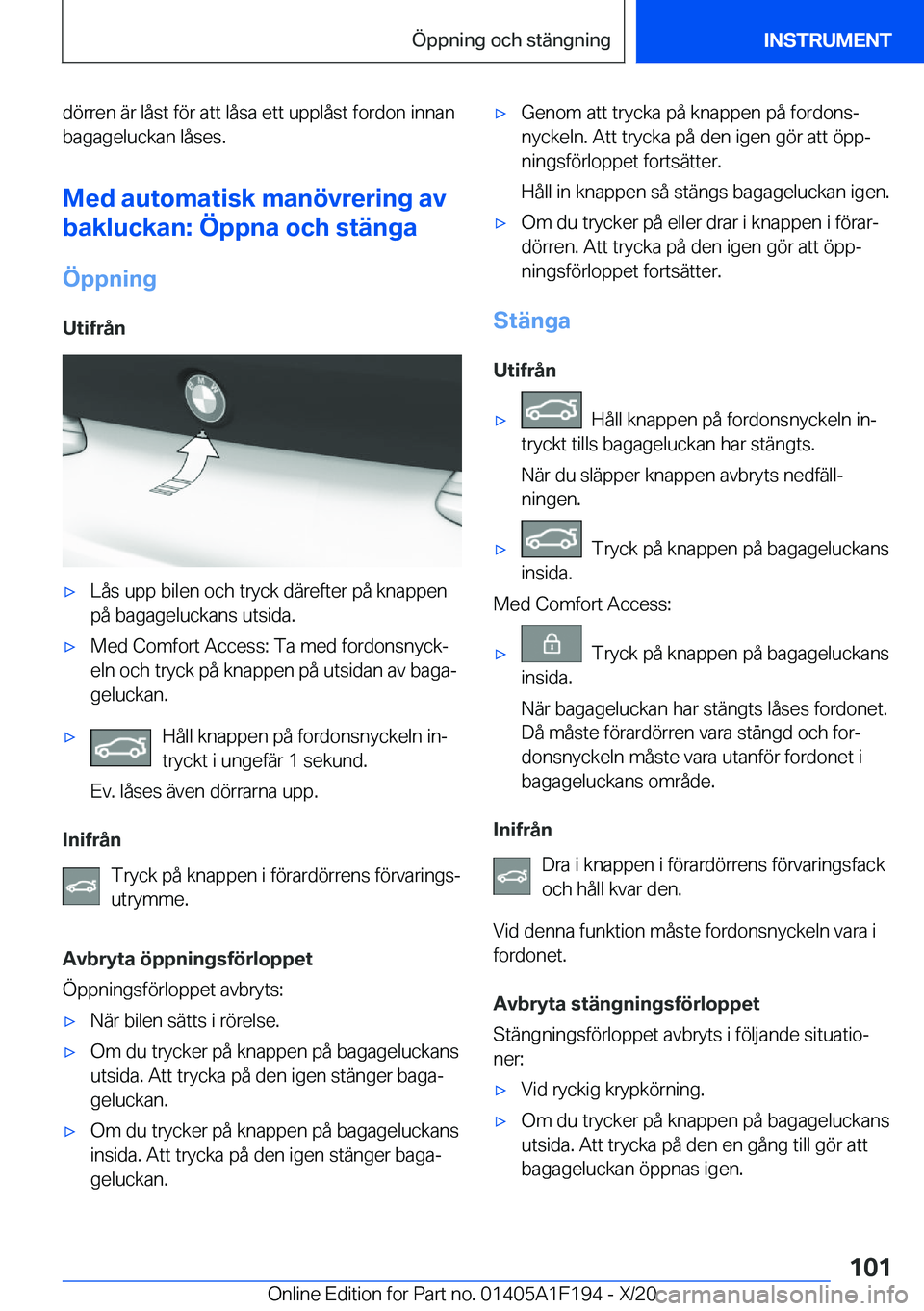 BMW M5 2021  InstruktionsbÖcker (in Swedish) �d�