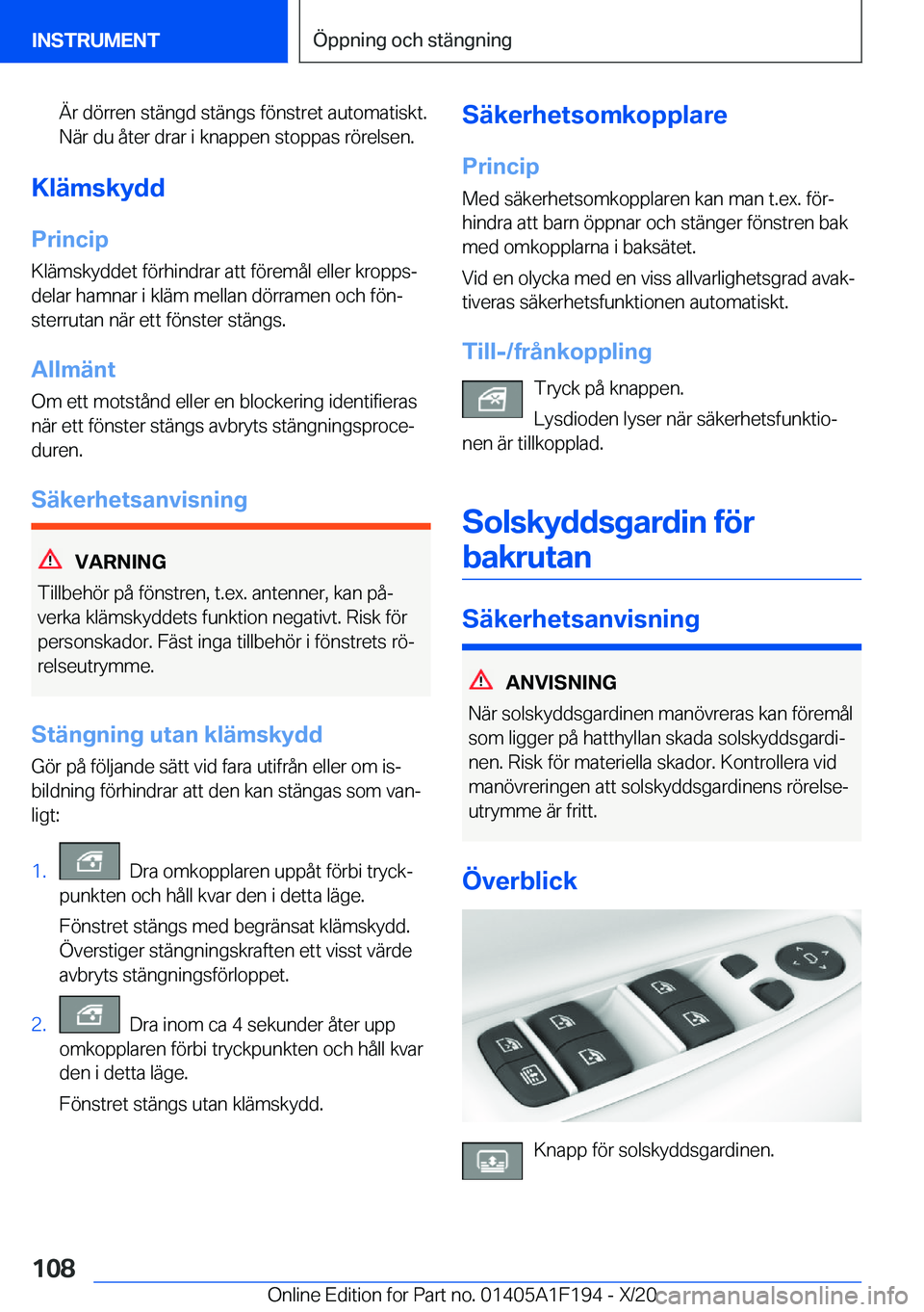 BMW M5 2021  InstruktionsbÖcker (in Swedish) �Ä�r��d�