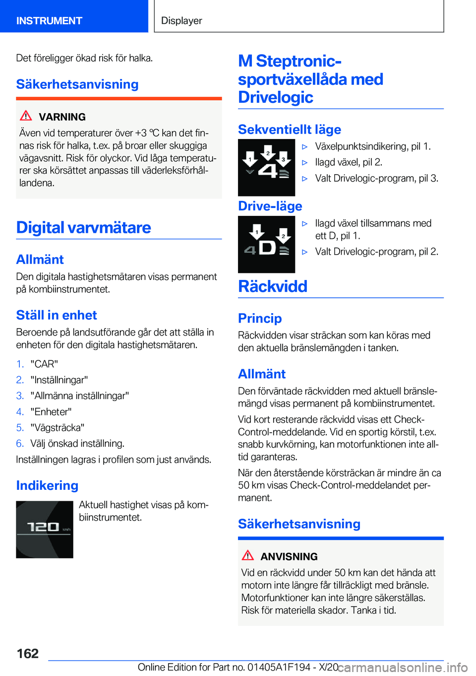 BMW M5 2021  InstruktionsbÖcker (in Swedish) �D�e�t��f�