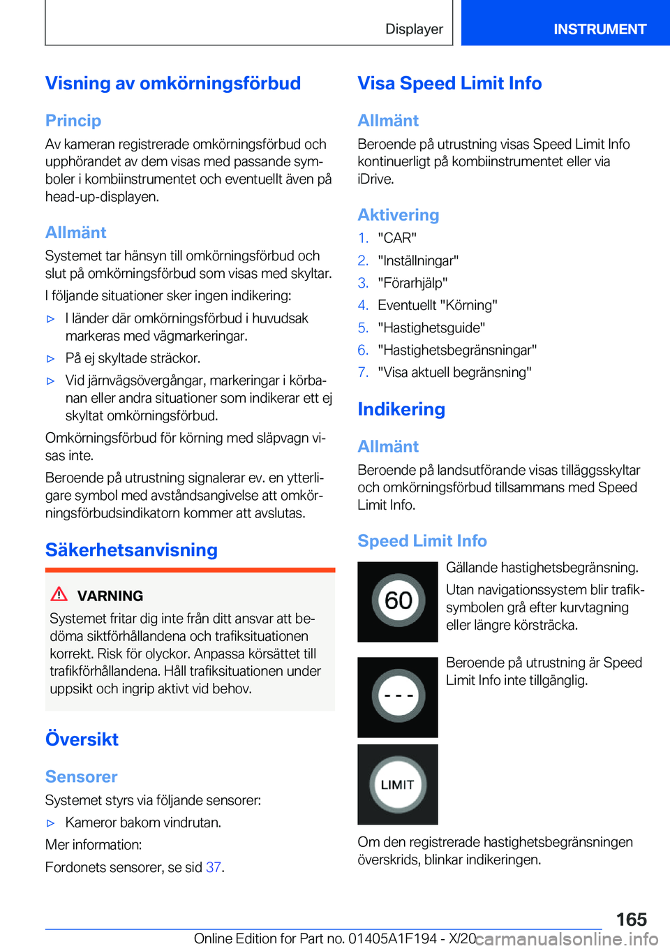 BMW M5 2021  InstruktionsbÖcker (in Swedish) �V�i�s�n�i�n�g��a�v��o�m�k�