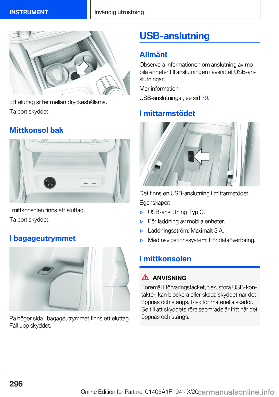 BMW M5 2021  InstruktionsbÖcker (in Swedish) �E�t�t��e�l�u�t�t�a�g��s�i�t�t�e�r��m�e�l�l�a�n��d�r�y�c�k�e�s�h�å�l�l�a�r�n�a�.
�T�a��b�o�r�t��s�k�y�d�d�e�t�.
�M�i�t�t�k�o�n�s�o�l��b�a�k
�I��m�i�t�t�k�o�n�s�o�l�e�n��f�i�n�n�s��e�t�t��e