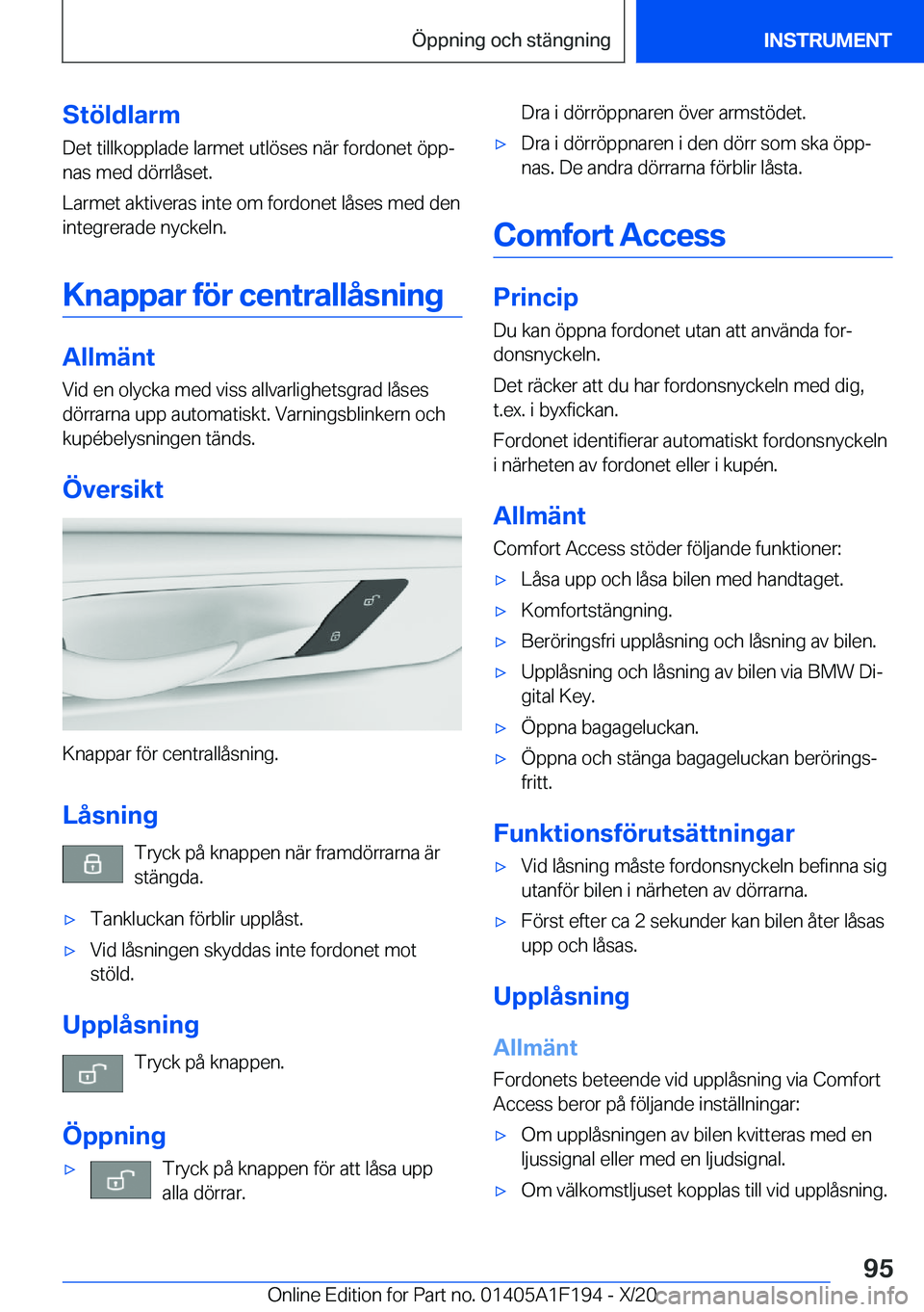 BMW M5 2021  InstruktionsbÖcker (in Swedish) �S�t�