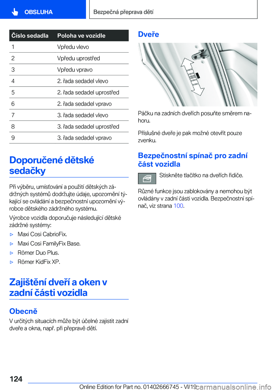 BMW M5 2020  Návod na použití (in Czech) �Č�