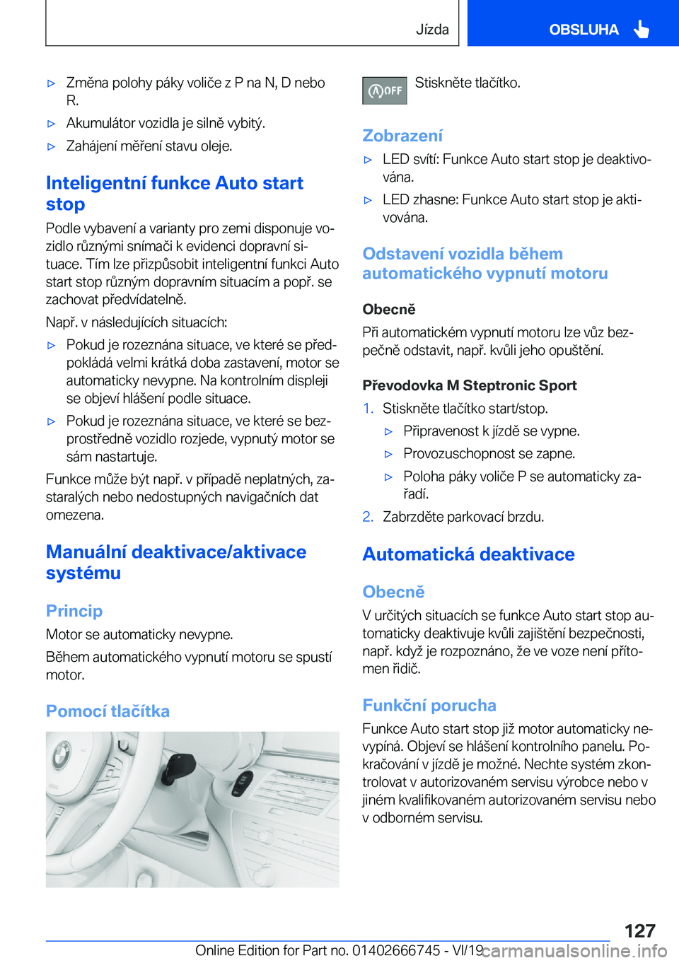 BMW M5 2020  Návod na použití (in Czech) 'x�Z�m�