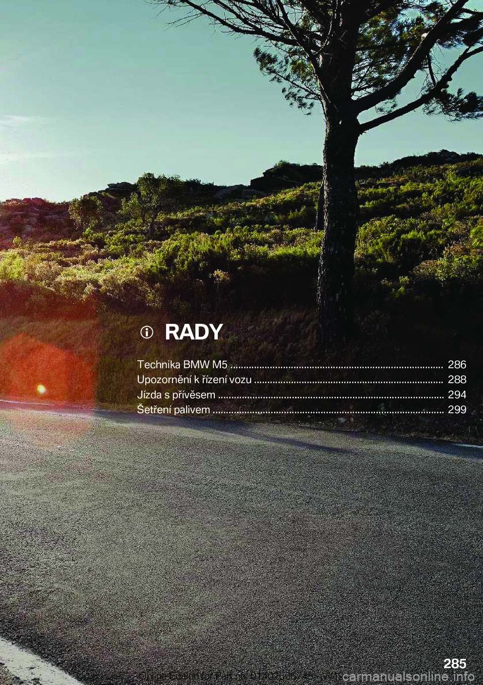 BMW M5 2020  Návod na použití (in Czech) ���R�A�D�Y
�T�e�c�h�n�i�k�a��B�M�W��M�5�������������������������������������������������������������������������������