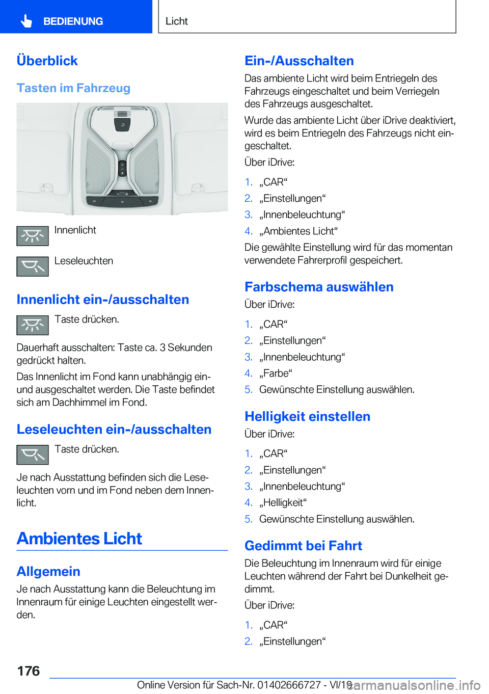 BMW M5 2020  Betriebsanleitungen (in German) �