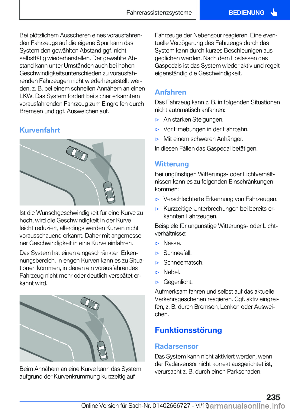 BMW M5 2020  Betriebsanleitungen (in German) �B�e�i��p�l�