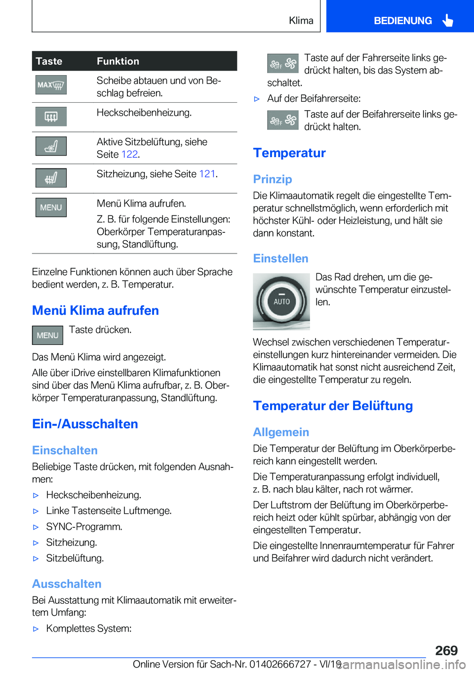 BMW M5 2020  Betriebsanleitungen (in German) �T�a�s�t�e�F�u�n�k�t�i�o�n�S�c�h�e�i�b�e��a�b�t�a�u�e�n��u�n�d��v�o�n��B�ej
�s�c�h�l�a�g��b�e�f�r�e�i�e�n�.�H�e�c�k�s�c�h�e�i�b�e�n�h�e�i�z�u�n�g�.�A�k�t�i�v�e��S�i�t�z�b�e�l�