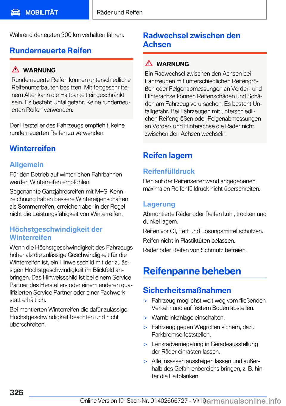 BMW M5 2020  Betriebsanleitungen (in German) �W�