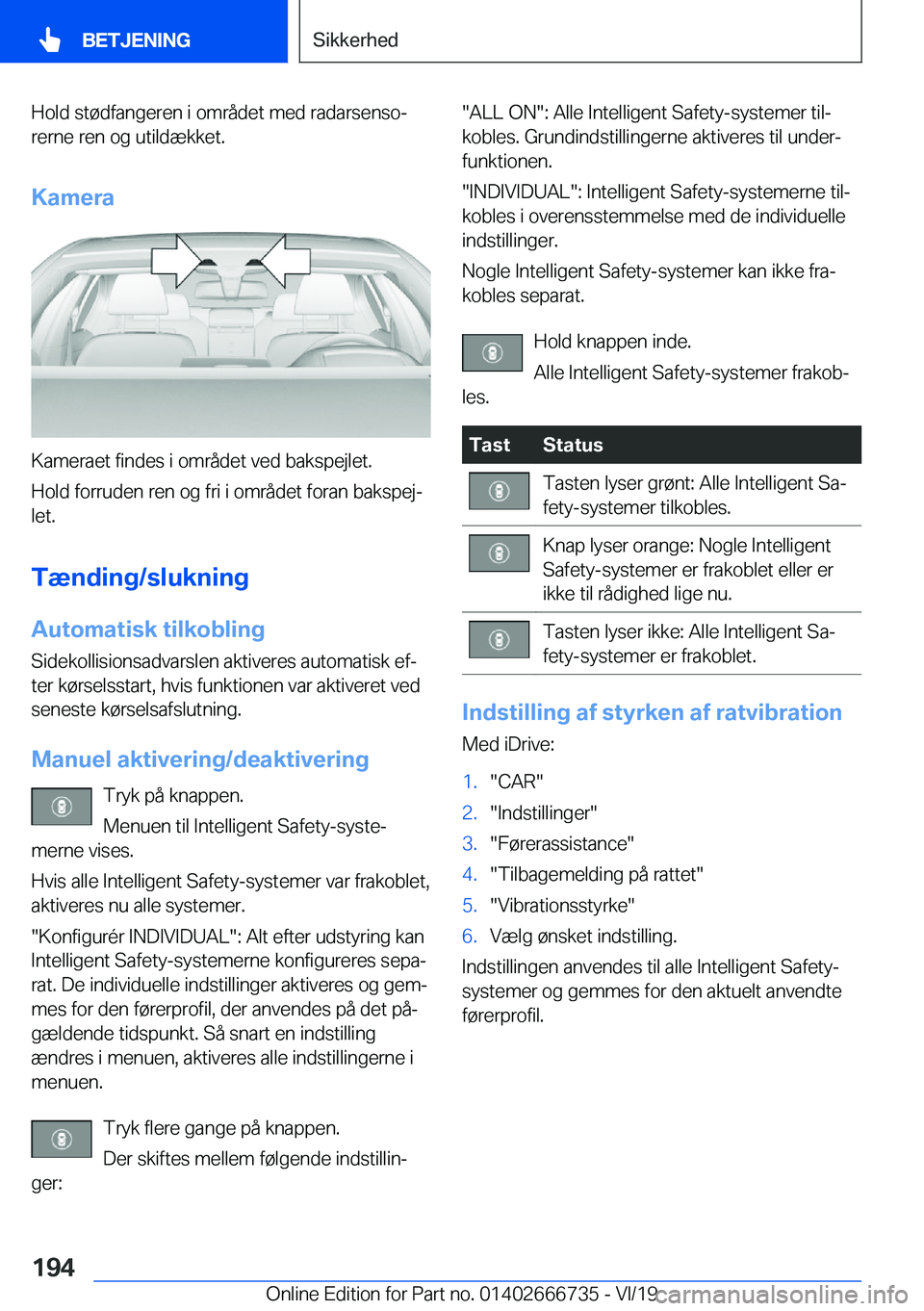 BMW M5 2020  InstruktionsbØger (in Danish) �H�o�l�d��s�t�