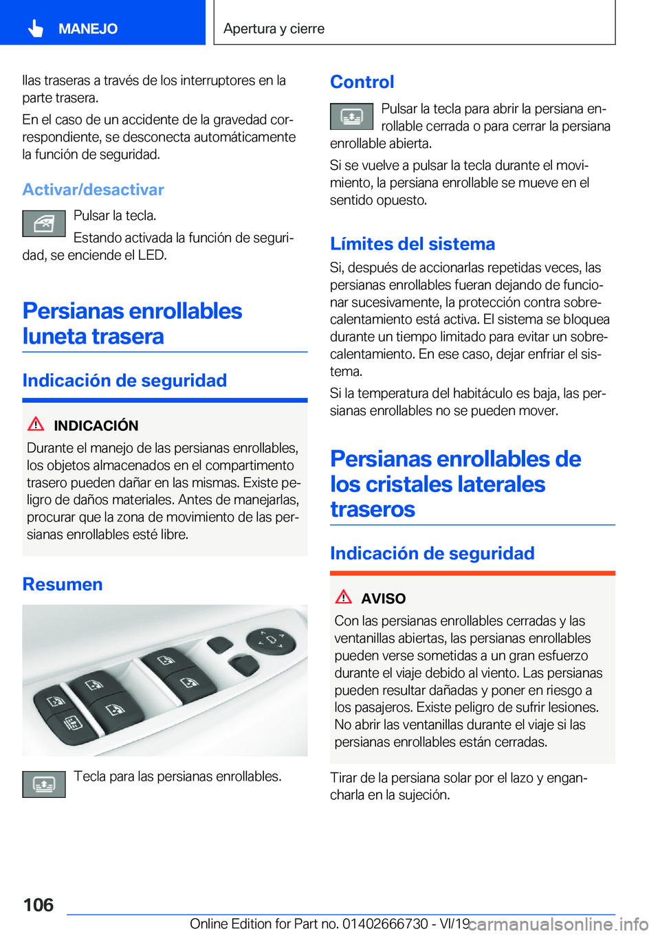 BMW M5 2020  Manuales de Empleo (in Spanish) �l�l�a�s��t�r�a�s�e�r�a�s��a��t�r�a�v�