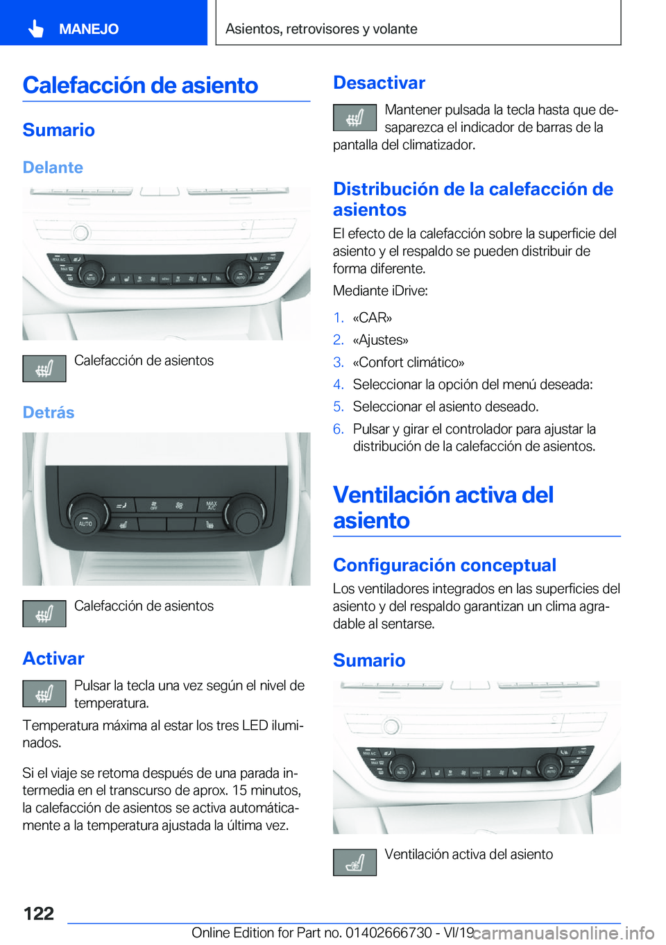 BMW M5 2020  Manuales de Empleo (in Spanish) �C�a�l�e�f�a�c�c�i�