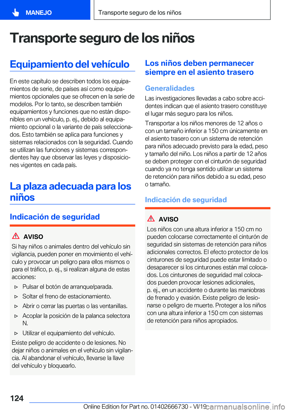 BMW M5 2020  Manuales de Empleo (in Spanish) �T�r�a�n�s�p�o�r�t�e��s�e�g�u�r�o��d�e��l�o�s��n�i�