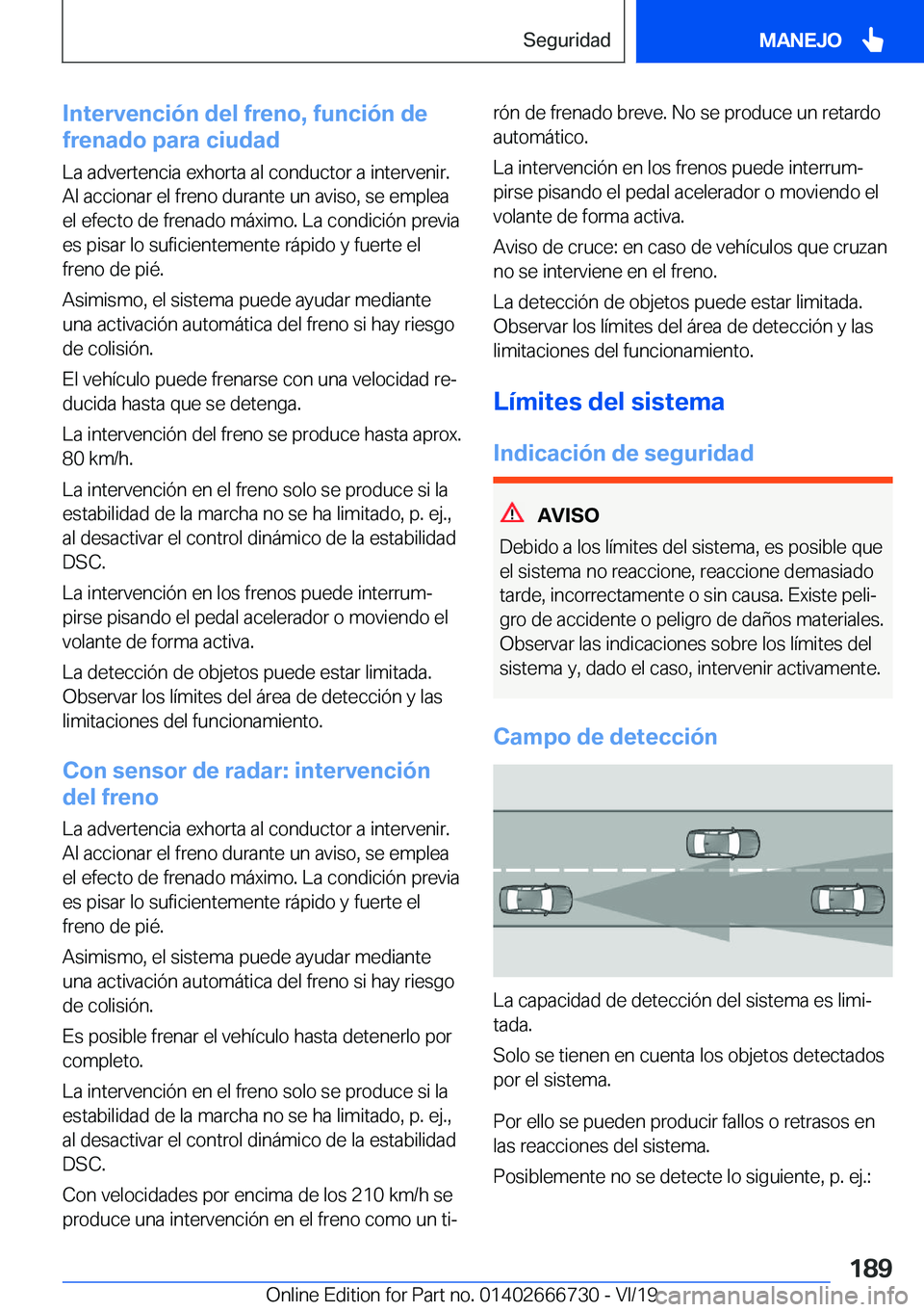 BMW M5 2020  Manuales de Empleo (in Spanish) �I�n�t�e�r�v�e�n�c�i�