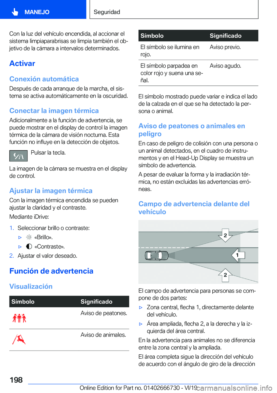 BMW M5 2020  Manuales de Empleo (in Spanish) �C�o�n��l�a��l�u�z��d�e�l��v�e�h�