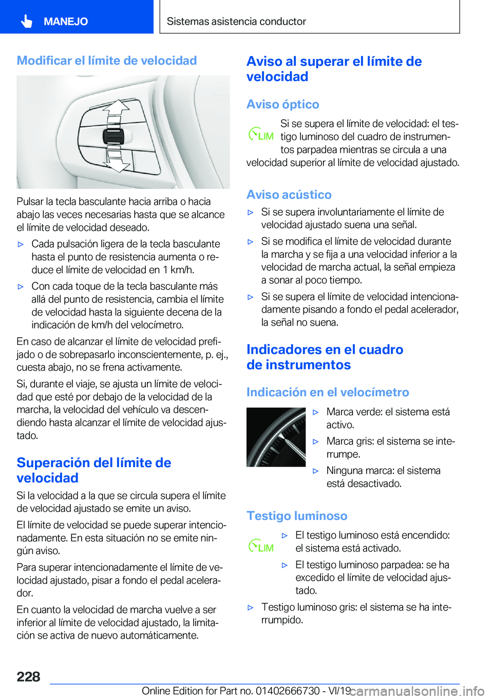 BMW M5 2020  Manuales de Empleo (in Spanish) �M�o�d�i�f�i�c�a�r��e�l��l�