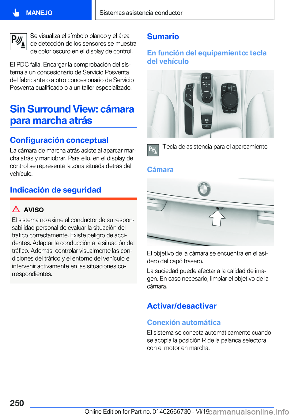 BMW M5 2020  Manuales de Empleo (in Spanish) �S�e��v�i�s�u�a�l�i�z�a��e�l��s�