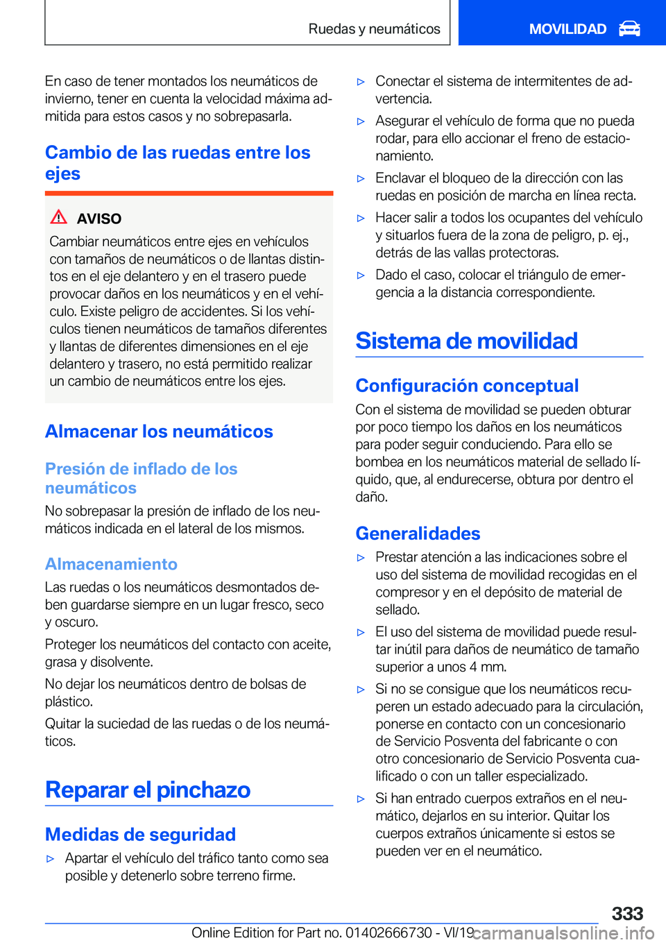 BMW M5 2020  Manuales de Empleo (in Spanish) �E�n��c�a�s�o��d�e��t�e�n�e�r��m�o�n�t�a�d�o�s��l�o�s��n�e�u�m�