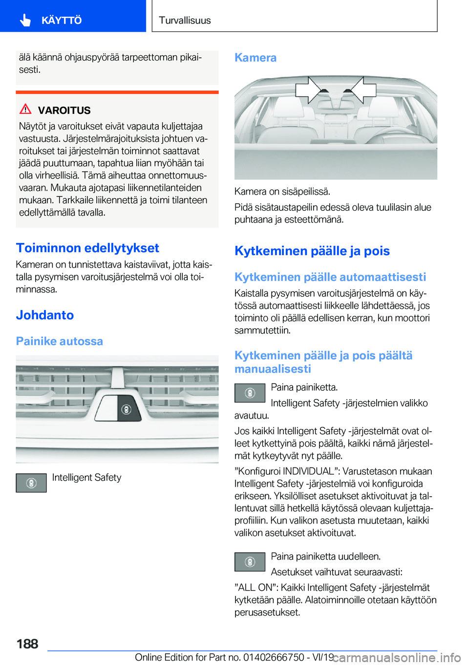BMW M5 2020  Omistajan Käsikirja (in Finnish) �