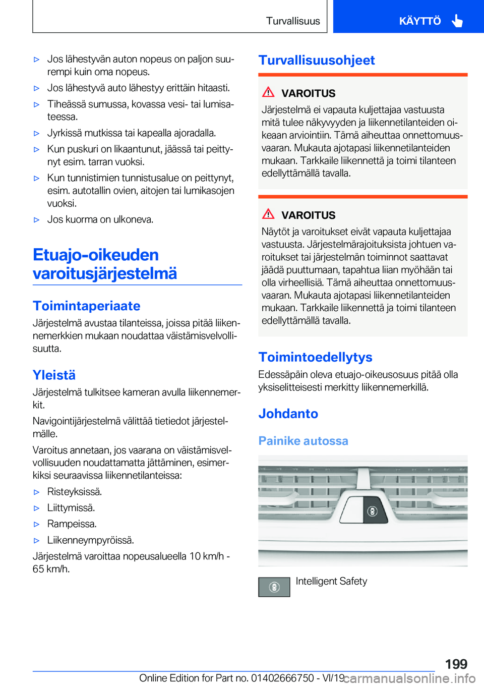 BMW M5 2020  Omistajan Käsikirja (in Finnish) 'x�J�o�s��l�