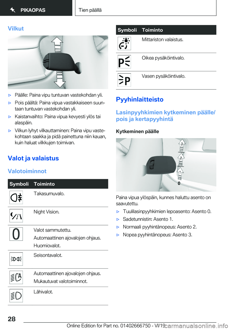 BMW M5 2020  Omistajan Käsikirja (in Finnish) �V�i�l�k�u�t'x�P�