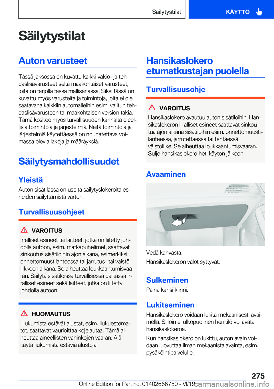 BMW M5 2020  Omistajan Käsikirja (in Finnish) �S�