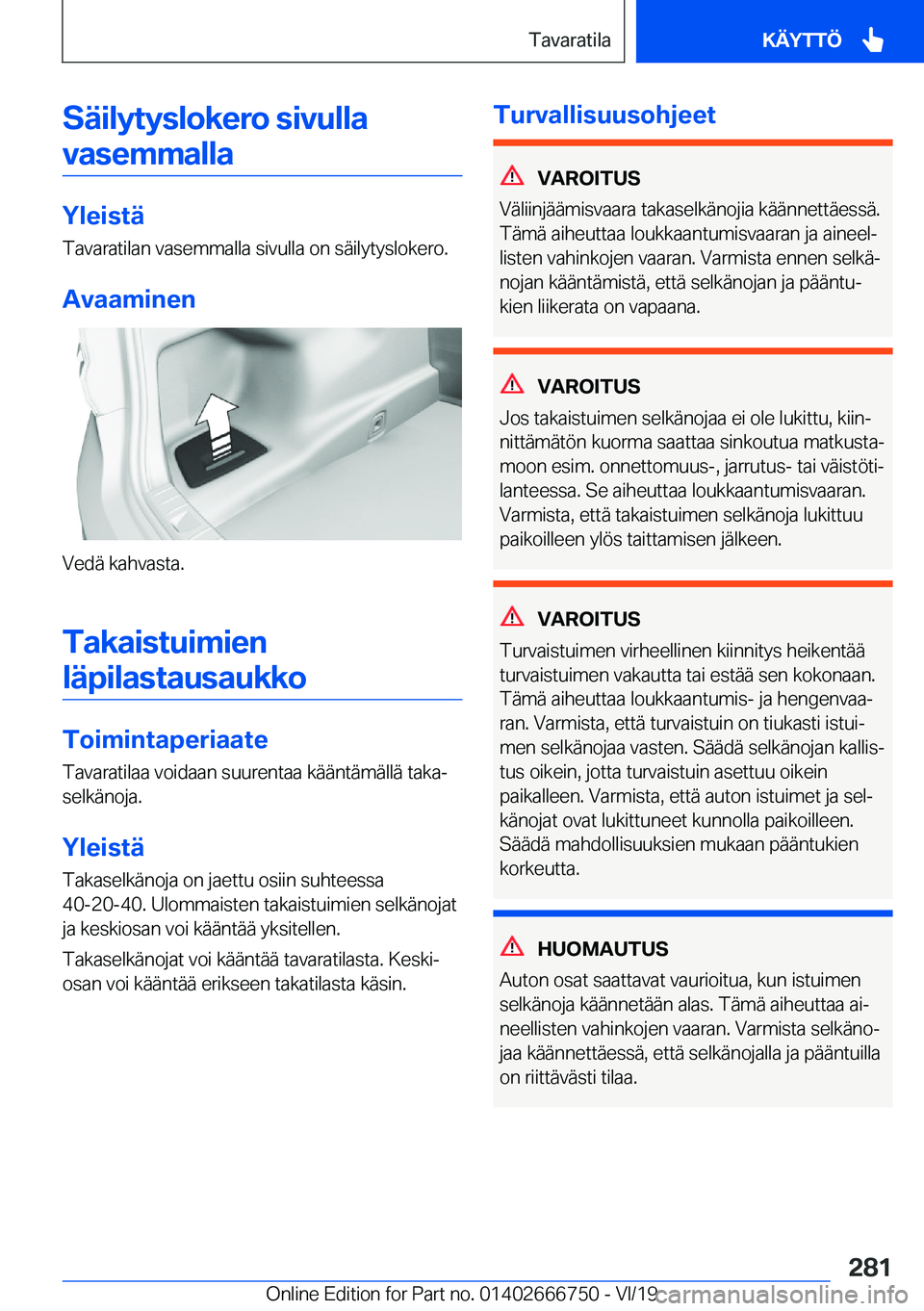 BMW M5 2020  Omistajan Käsikirja (in Finnish) �S�