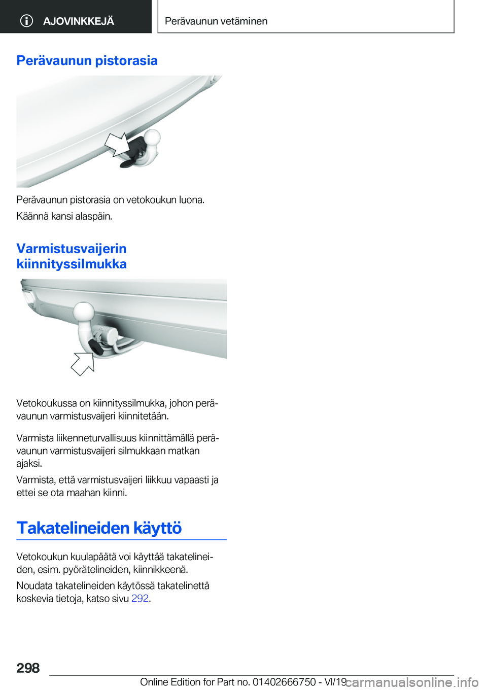 BMW M5 2020  Omistajan Käsikirja (in Finnish) �P�e�r�