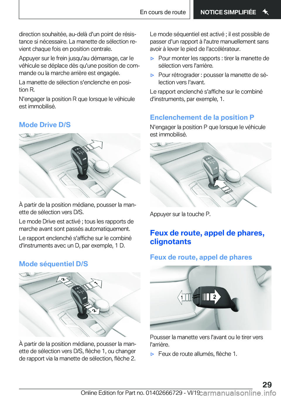 BMW M5 2020  Notices Demploi (in French) �d�i�r�e�c�t�i�o�n��s�o�u�h�a�i�t�é�e�,��a�u�-�d�e�l�