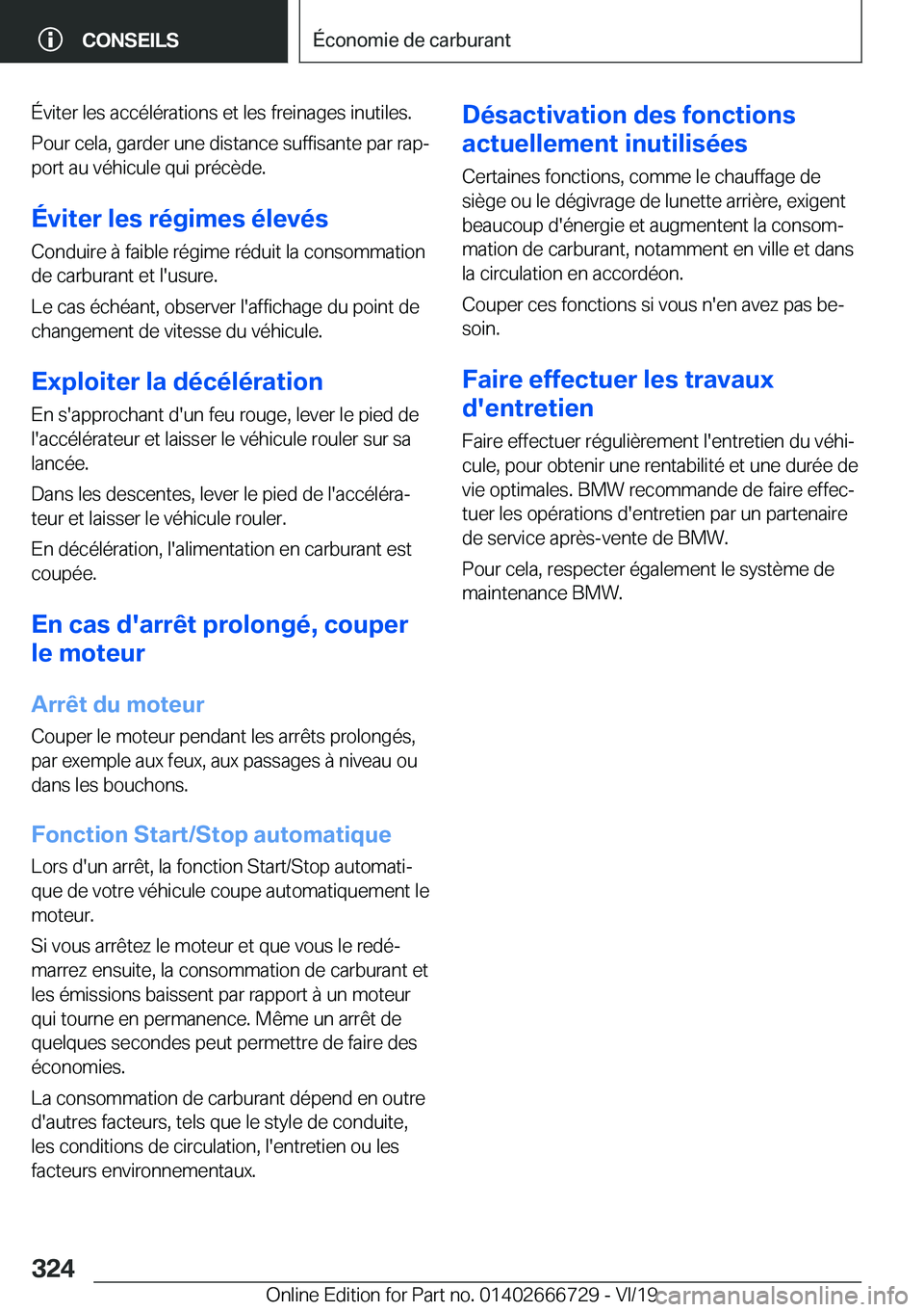 BMW M5 2020  Notices Demploi (in French) �