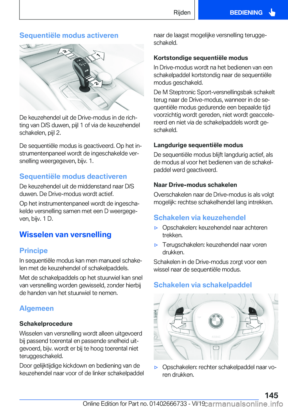 BMW M5 2020  Instructieboekjes (in Dutch) �S�e�q�u�e�n�t�i�