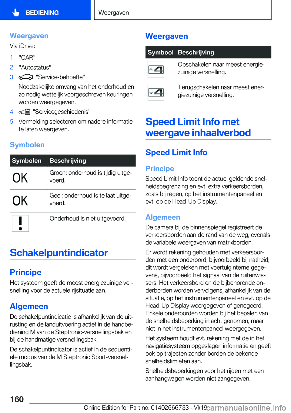 BMW M5 2020  Instructieboekjes (in Dutch) �W�e�e�r�g�a�v�e�n�V�i�a��i�D�r�i�v�e�:�1�.��C�A�R��2�.��A�u�t�o�s�t�a�t�u�s��3�.����S�e�r�v�i�c�e�-�b�e�h�o�e�f�t�e�
�N�o�o�d�z�a�k�e�l�i�j�k�e��o�m�v�a�n�g��v�a�n��h�e�t��o�n�d�e�r�h�o�